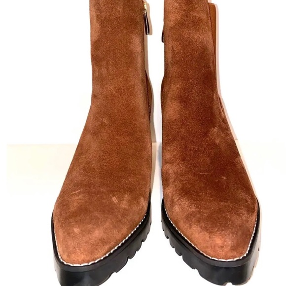 Franco Sarto Trent Lug Sole Heeled Chelsea Boots - Picture 2 of 11
